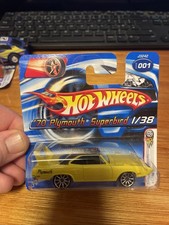 Hotwheels ‘70 Plymouth Super bird 1/38 2006 First Editions