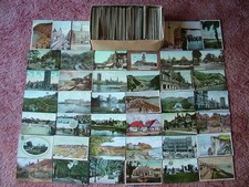 3 kg Box of Very Old COLOURED - UNITED KINGDOM Postcards. 1900's onwards.