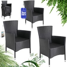 Stackable Rattan Garden Chairs
