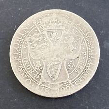 GREAT BRITAIN , VICTORIA , .925 silver , 1899 , Two shilling/Florin