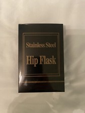 NEW Stainless Steel Hip Flask - Whisky Whiskey 8oz 250ml Funnel Measure Concert