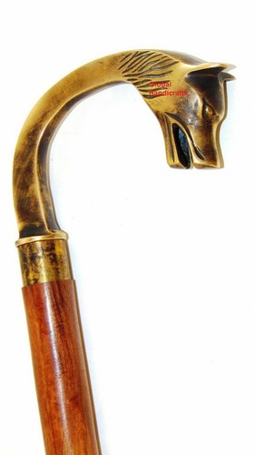 Brass collectible wolf - wolf, head