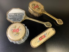 Vintage Four Piece Petit Point