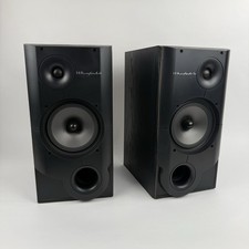Vintage Wharfedale Sapphire SP-83 Black Stereo Speakers (Pair) - 100W, 8 Ohms