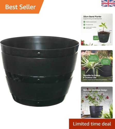 Elegant 50cm black barrel - 50cm,