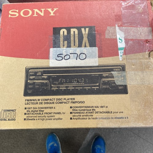 Sony cdx 5070 car radio - car, stereo