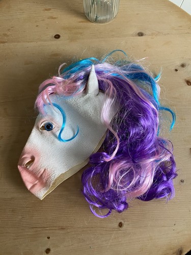 Creepyparty unicorn full head - full,