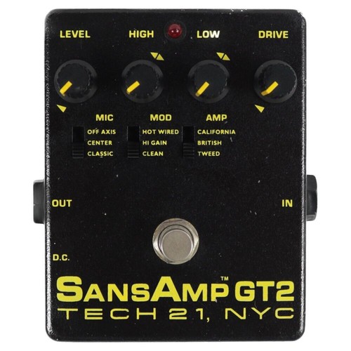 Tech21 sansamp gt2 distortion - sansamp,