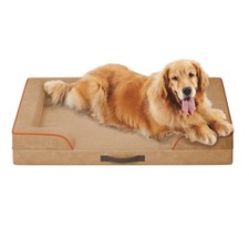 Codi Extra Large Orthopedic Memory Foam Dog Bed Waterproof Bolster RRP £57.99