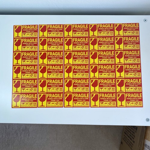30x fragile labels parcel - labels,