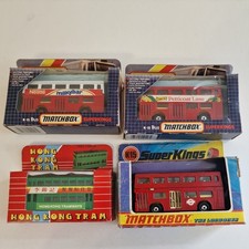 4x Old Matchbox Tram / Bus