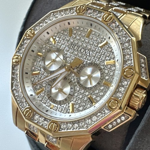 Bulova men quartz swarovski - bulova,
