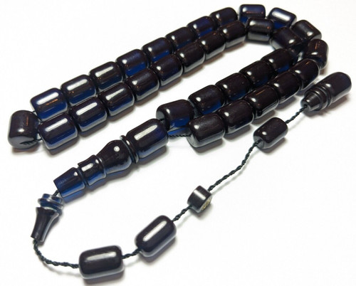 Turkish amberoid worry - turkish, beads