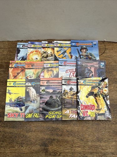 Huge job lot old commando - job,