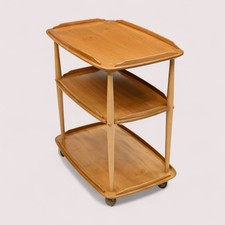 Ercol 3 Tier  Serving Table Trolley Model 458 Light  FREE Nationwide Delivery