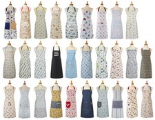 Cooksmart Cotton Twill Apron with Pocket Chef Baking Kitchen