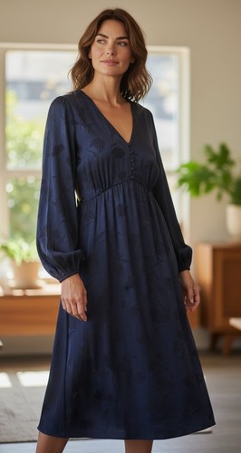 Collection navy floral - navy,