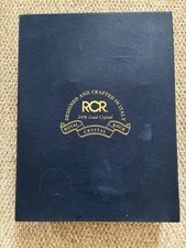 Royal Crystal Rock 24% Lead Crystal Champagne Flutes x 6