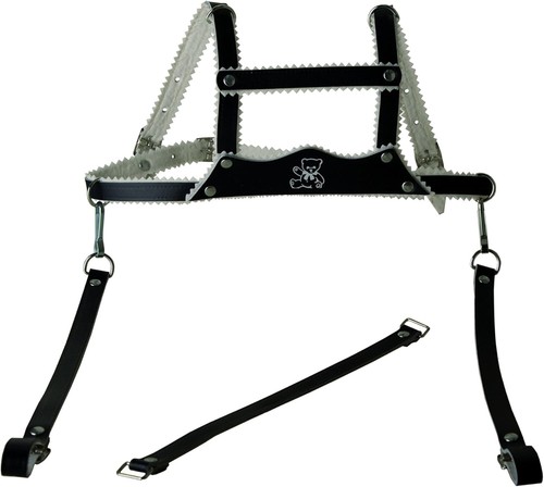 Leather harness reins baby - leather,