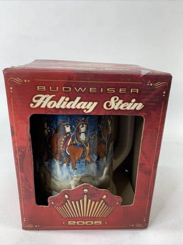 Budweiser 2005 holiday stein - 2005,