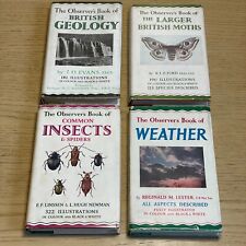 4 x Vintage OBSERVER'S BOOKS