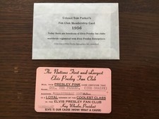 1956 ELVIS FAN CLUB MEMBERSHIP CARD  *(Reproduction Of the original)*