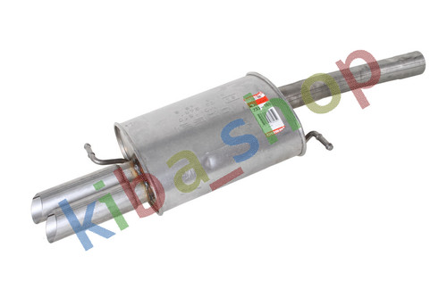 Exhaust system rear silencer - exhaust,