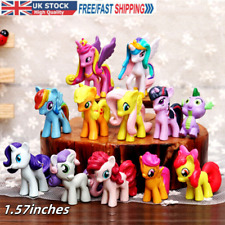 My Little Pony Figures Toys Mini Unicorn Fluttershy Rainbow Dash 12PC Bundle Set