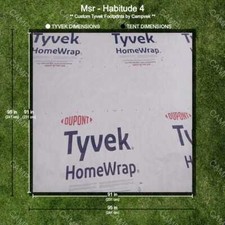 Tyvek Footprint for the Msr Habitude 4 Tent