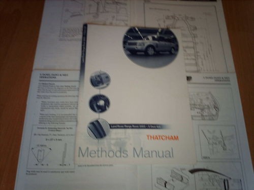 Thatcham body repair manual - thatcham,