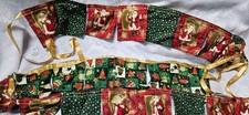 Fabric Advent Calendar Christmas Bunting Recycled Fill your Own DIY Hanging Decs