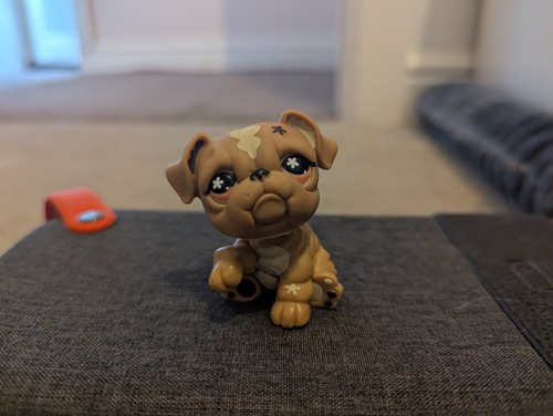 Littlest pet shop tan bull - littlest,