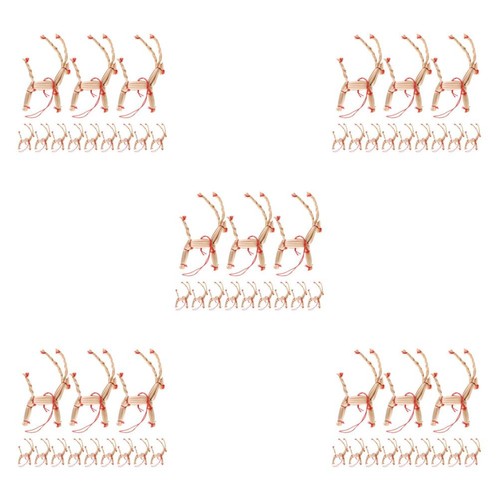 Pack mini deer ornaments - pack,