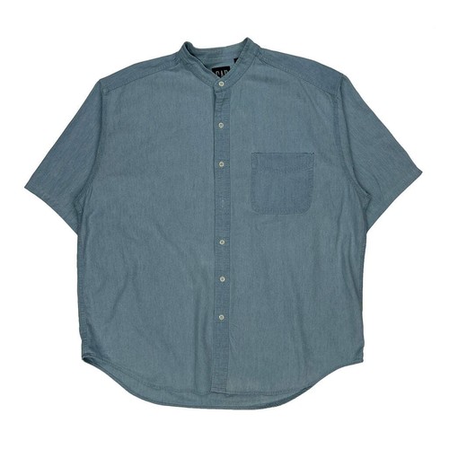 Gap collarless shirt large - collarless,