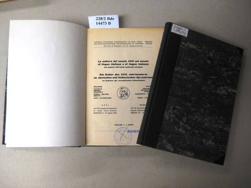 Cultura del secolo xvii - la,