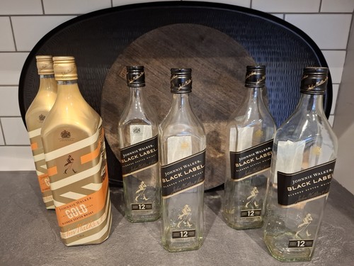 Empty johnnie walker - johnnie, whisky