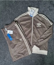 Ladies Brown Adidas Tracksuit