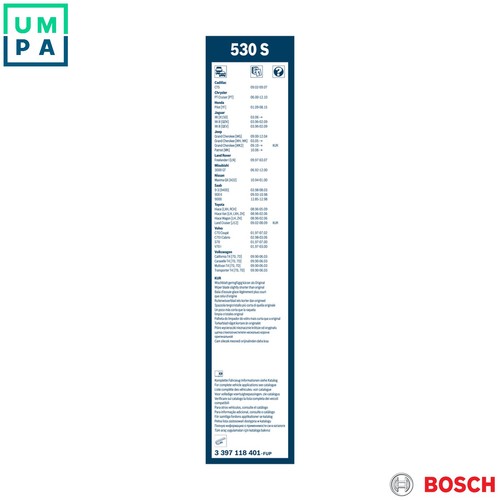 Wiper blade 397 118 - 397, for