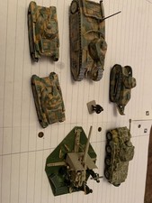 1/72 WARGAMING WW2 FRENCH TANKS 20MM PAINTED 88MM GERMAN ARTILLERY