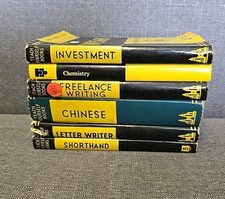 Vintage 'Teach Yourself' Books 6 × Hardback Book Bundle / Job Lot