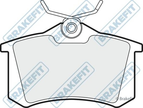 Apec rear brake pad set - pad,