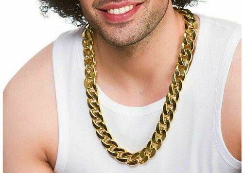Large chunky gold chain - chunky,