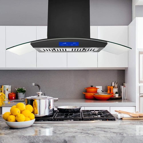 Inch island range hood - 30/36,