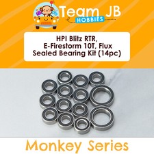HPI Blitz RTR, E-Firestorm 10T, Flux - 14 Pcs Rubber Sealed Bearings Kit