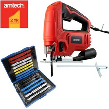 600W Electric Jigsaw 230V Variable Speed Pendulum Action Jig Saw + 15pc Blades