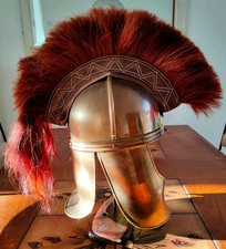 Roman Cavalier Helmet ,made In Brass Full Size,