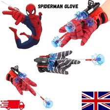 Kids Spiderman Web Shooter Toy Cosplay Launcher Spider Silk Glove Wrist Launcher