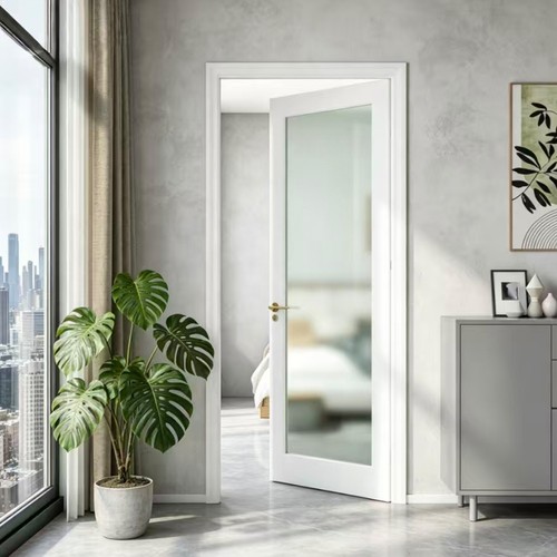 Widely use frosted - use, door