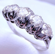 Vintage Platinum Five-Stone