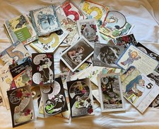Job Lot 50 Used Vintage Birthday Card Postcards Vintage 1930s